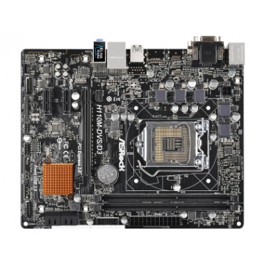 Материнская плата ASRock H110M-DVS/D3