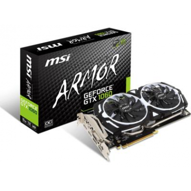 Видеокарта MSI GeForce GTX 1060 ARMOR 6G OCV1