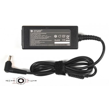 Блок питания для ноутбуков PowerPlant ASUS 220V, 19V 33W 1.75A (4.0*1.35)