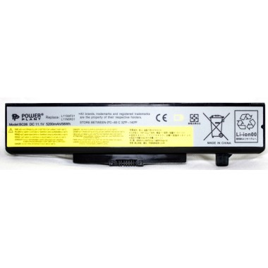 Аккумулятор PowerPlant для ноутбуков IBM/LENOVO IdeaPad G580 (L11L6F01) 11.1V 5200mAh